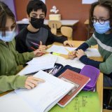 Les parents concernés avaient refusé d'envoyer leurs enfants à l'école, alors que le port du masque était obligatoire. (Image d'illustration)
